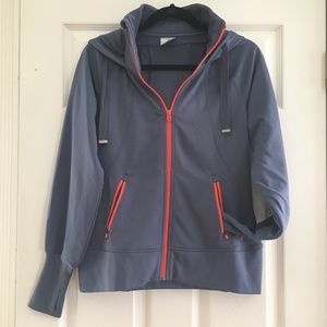 Head Hooded Fleece Lined Zip-Up